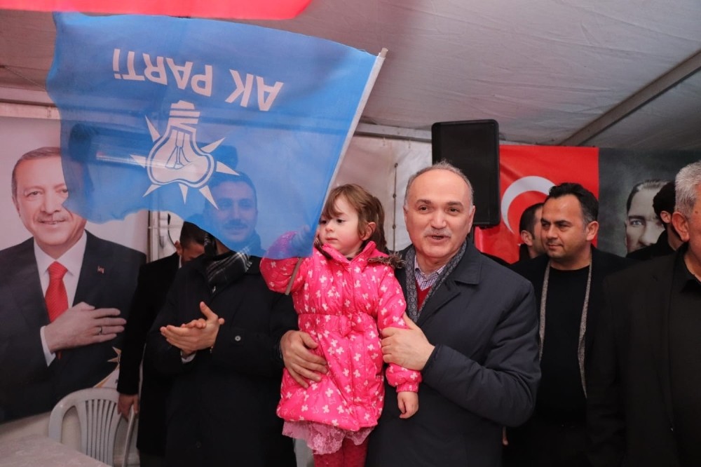 Başkan adayı Özlü, ziyaretlerine devam ediyor 