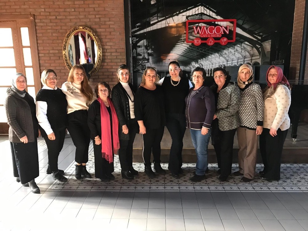 Başkan adayının eşinden de üreten kadınlara tam destek 