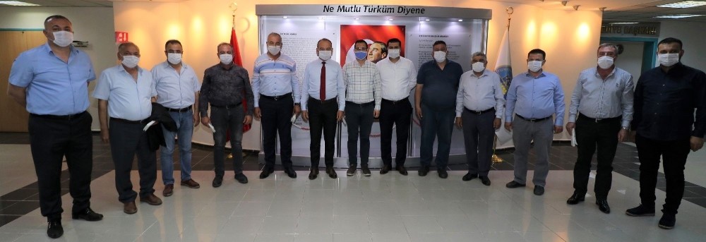 Başkan Akın oda başkanlarıyla bir araya geldi 