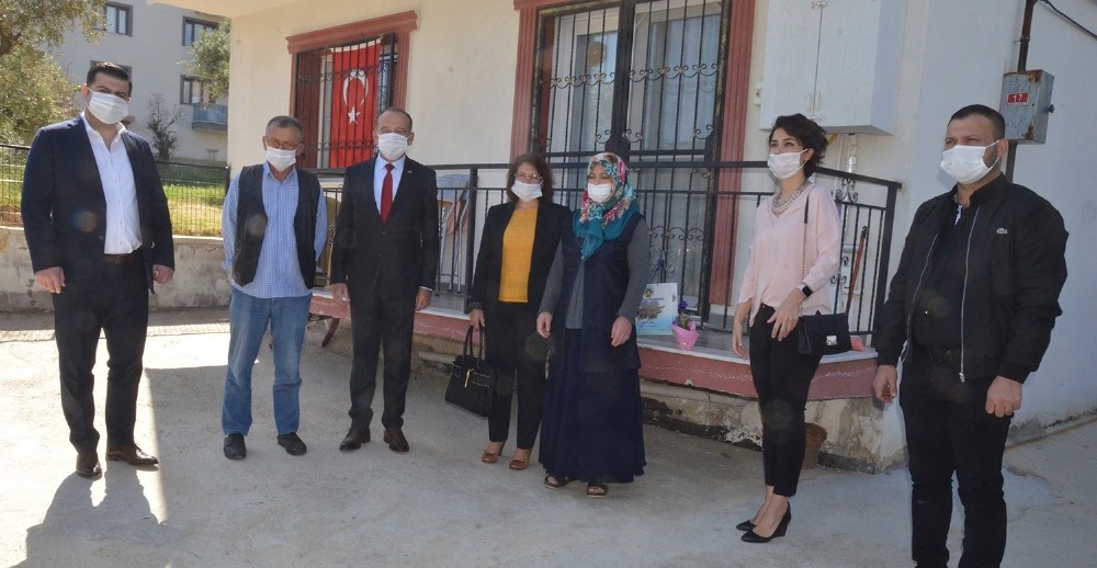 Başkan Akın şehit annelerini unutmadı 
