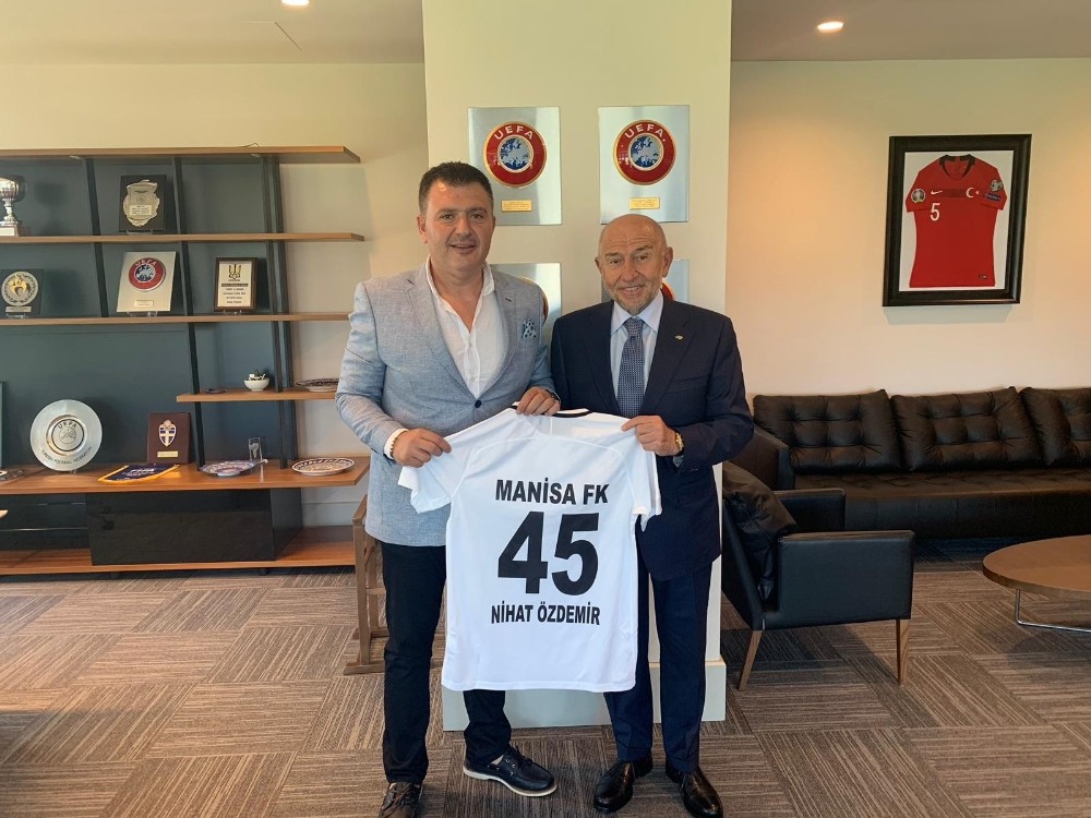 Başkan Aktan’dan TFF Başkanı Özdemir’e ziyaret 