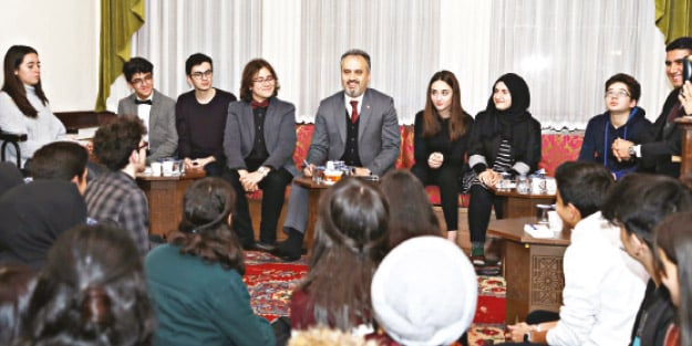 Başkan Aktaş gençlerle buluştu