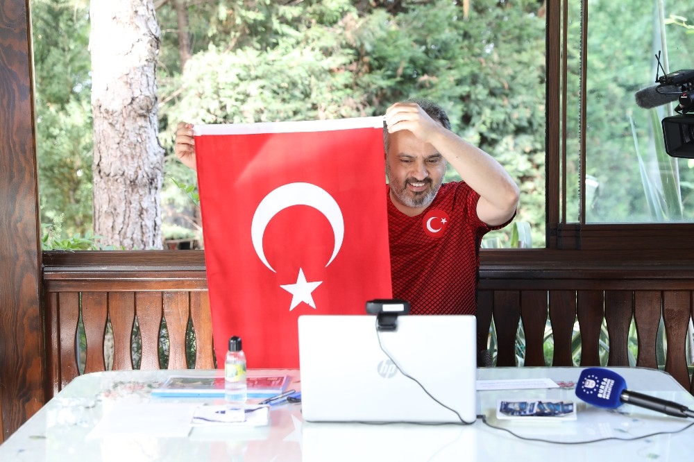 Başkan Aktaş milli sporcularla buluştu 