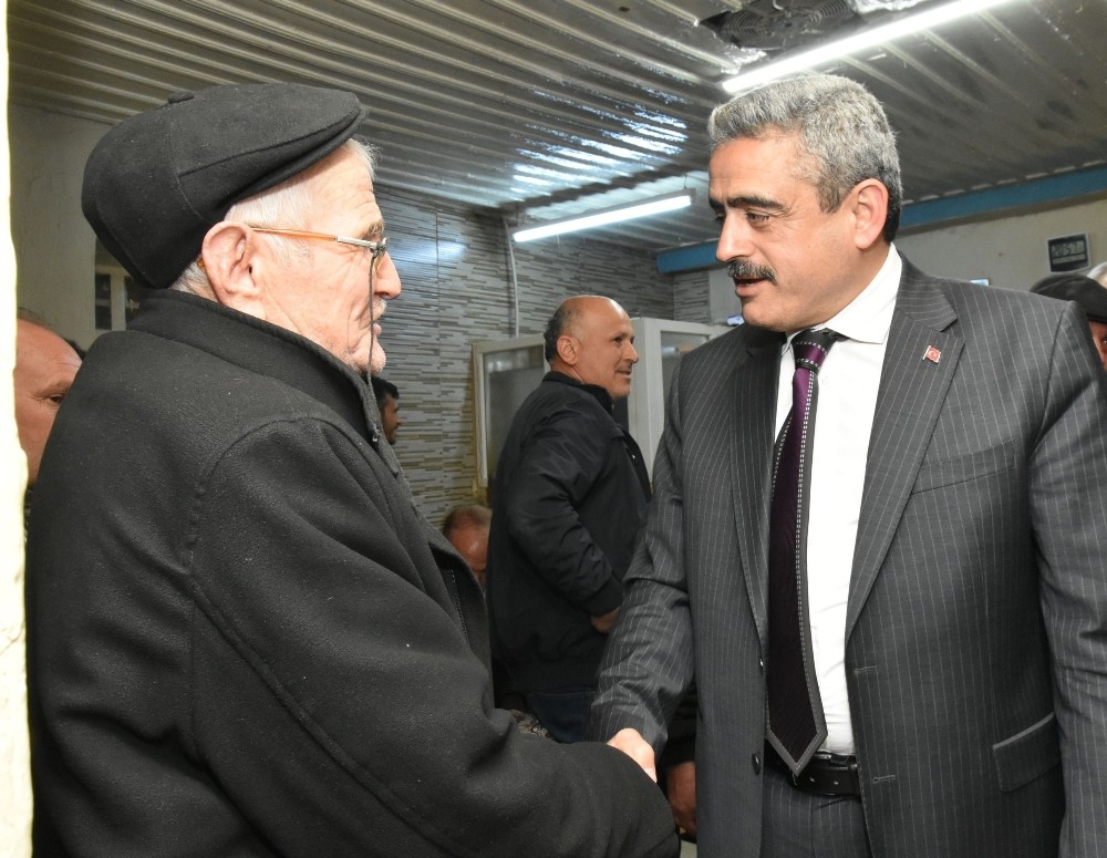 Başkan Alıcık kırsalda ziyaretlerini sürdürüyor 