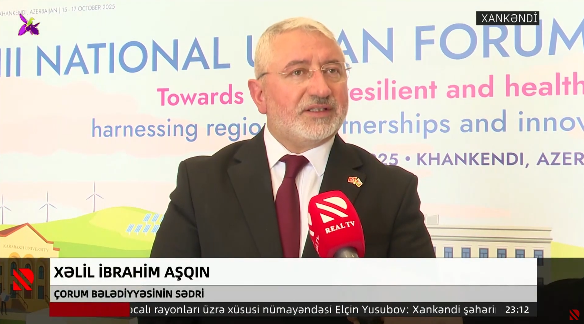 Başkan Aşgın, Azerbaycan’da 3. Ulusal Şehircilik Forumu’na Katıldı