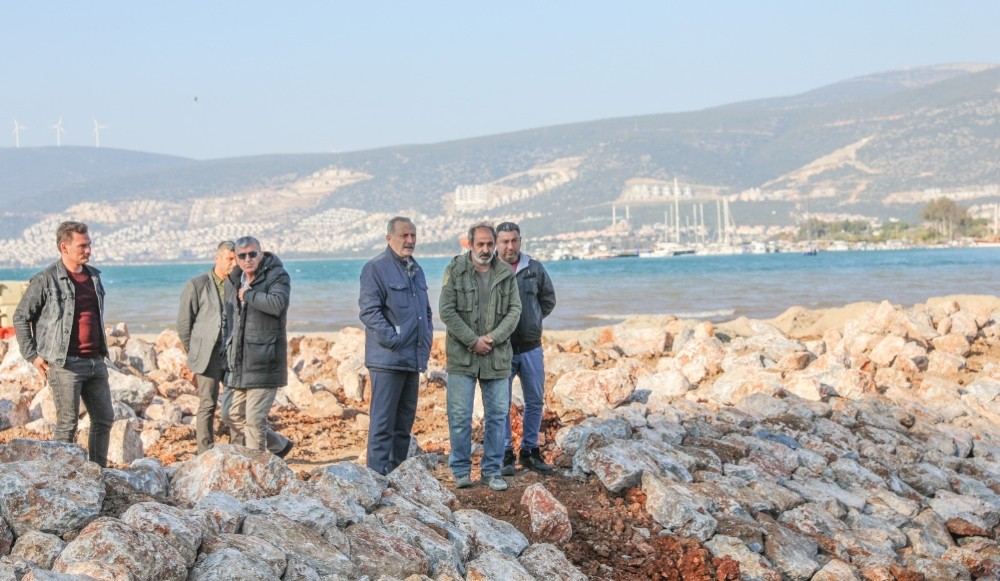 Başkan Atabay çalışmaları denetledi 