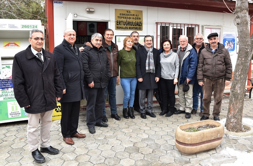 Başkan Ataç, mahalle muhtarlarına ziyaretlerini sürdürüyor 