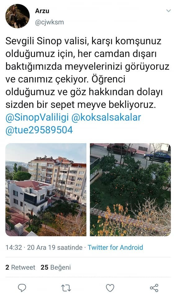 Başkan Ayhan’dan öğrencilere jest 