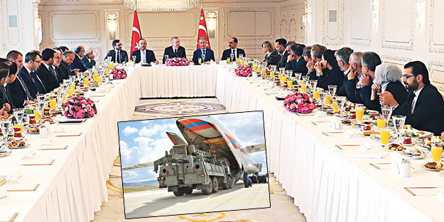 Başkan basını bilgilendirdi: Barışı korumak için S-400’leri alıyoruz