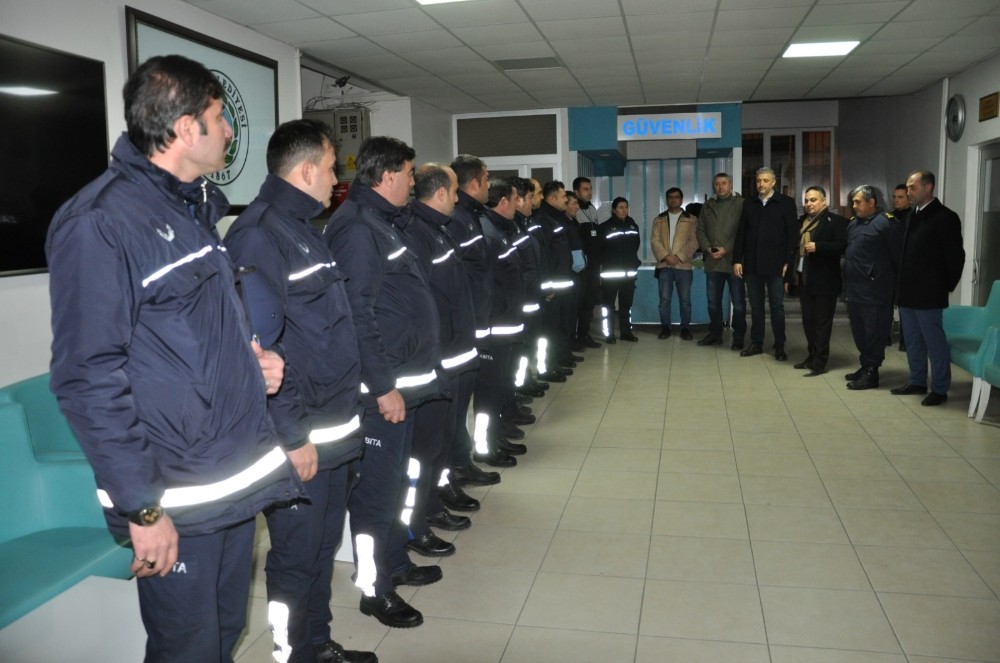 Başkan Biçer’den yılbaşı denetimi 