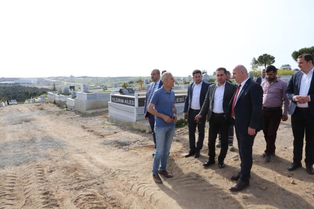 Başkan Bıyık, çalışmaları yerinde inceliyor 