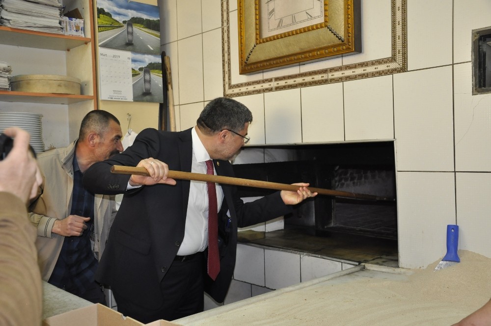 Başkan Bozkurt ve Milletvekili Özkaya’dan esnaf ziyareti 