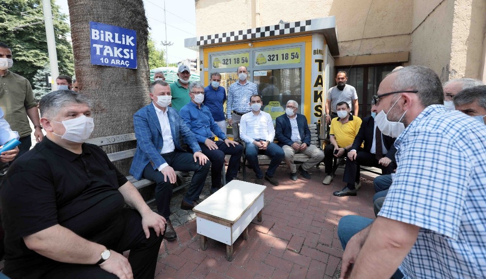 Başkan Büyükakın, Kapanönü esnafıyla buluştu 