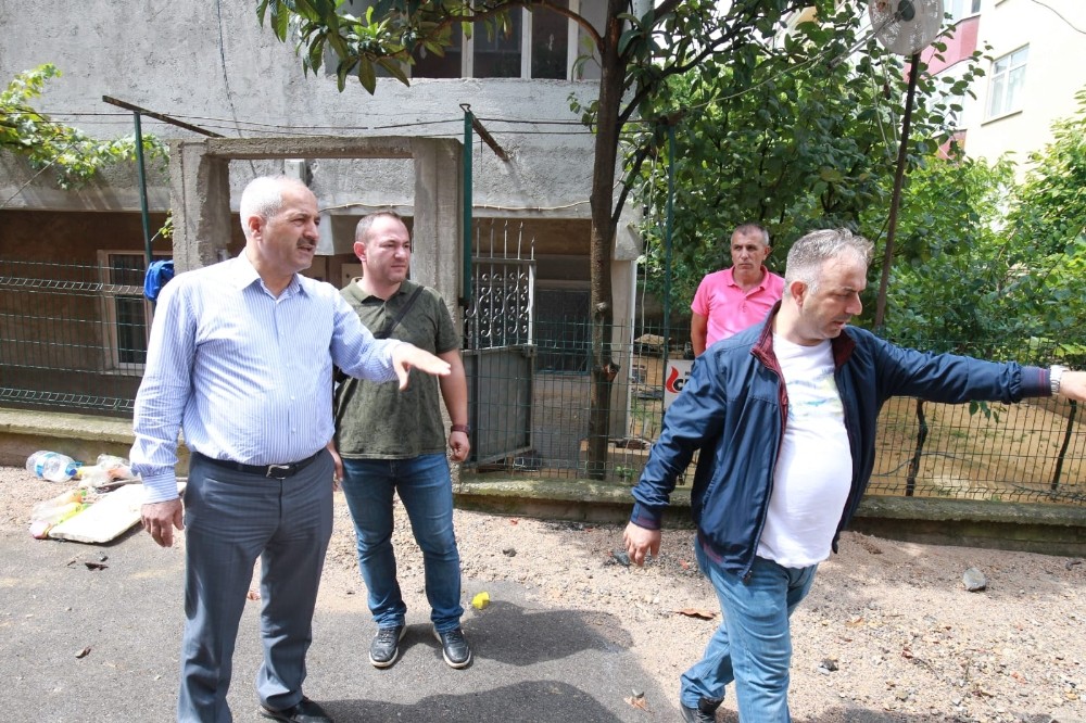 Başkan Büyükgöz çalışmaları yerinde inceledi 