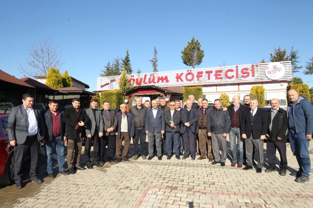 Başkan Büyükgöz muhtarlarla buluştu 
