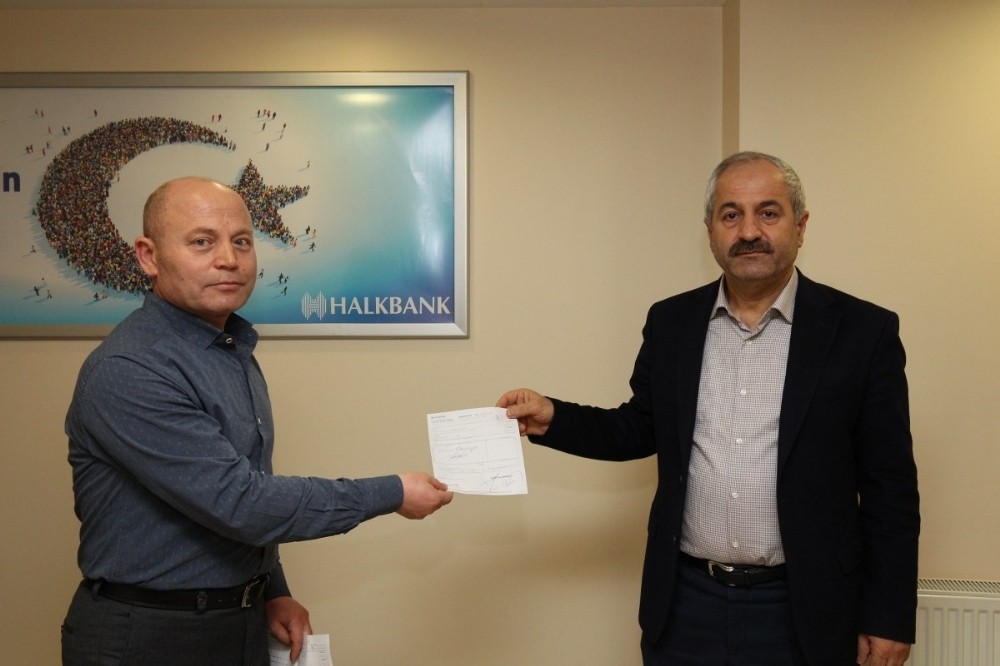 Başkan Büyükgöz’den kampanyaya bağış desteği 