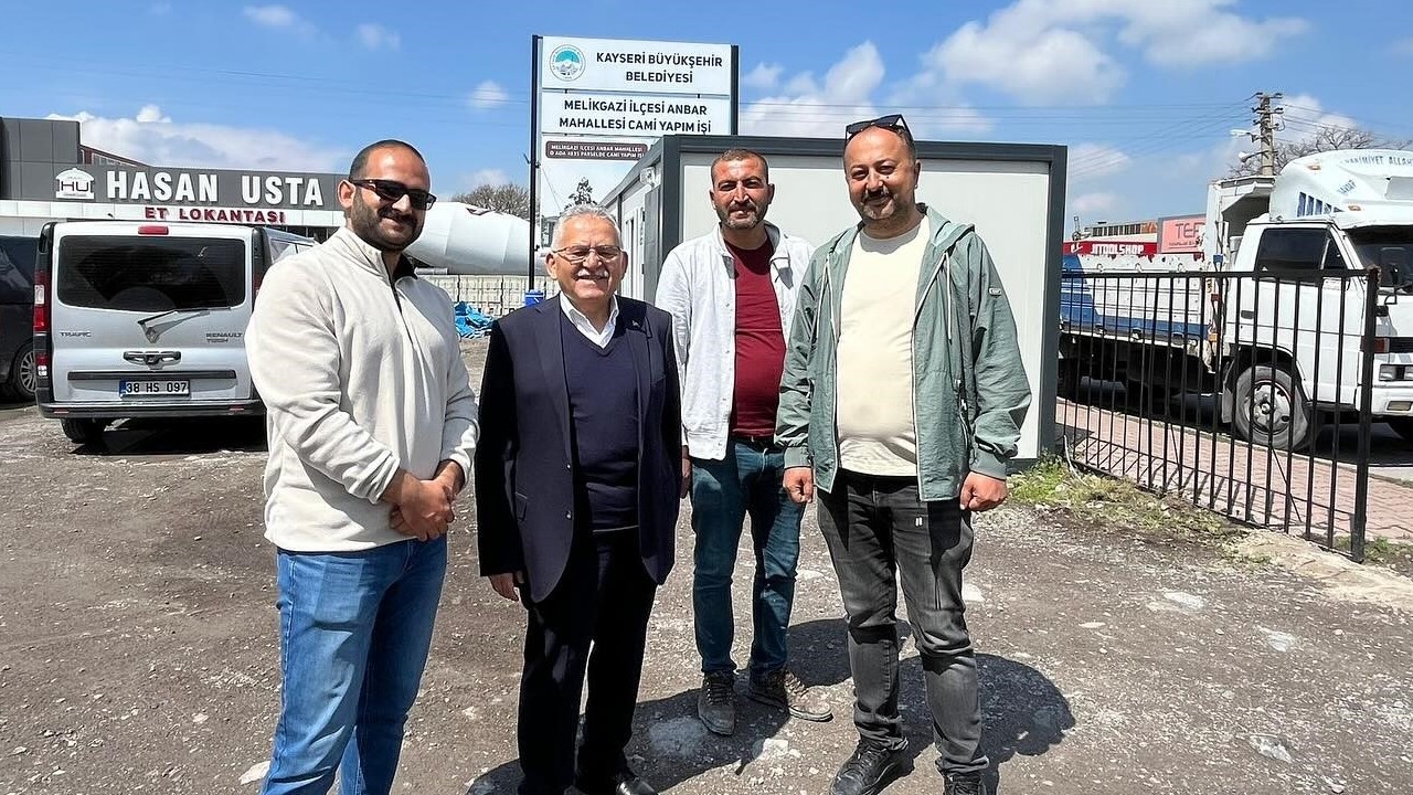 Başkan Büyükkılıç’tan Anbar Mahallesi’nde cami inşaatına yerinde inceleme