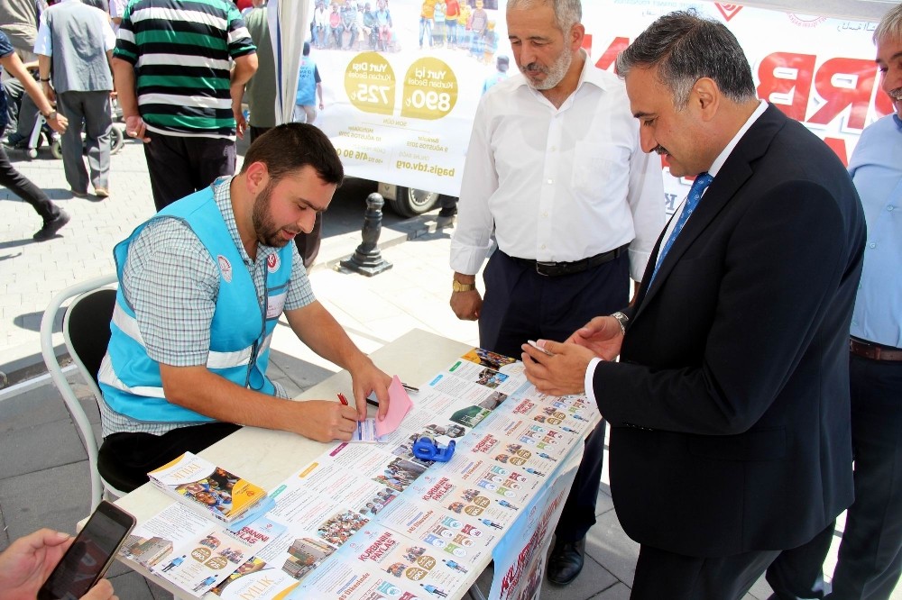 Başkan Cabbar’dan kurban bağışı 