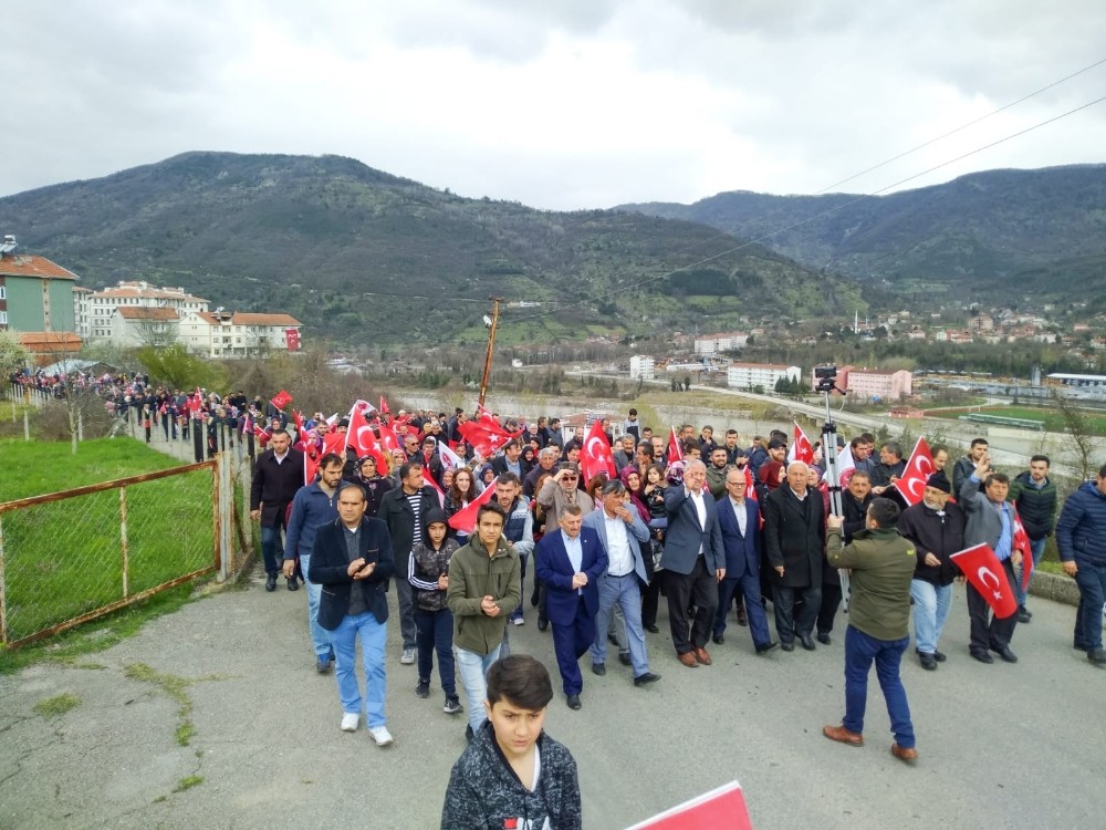 Başkan Çaylı : “Biz halkımızla yol alıyoruz” 