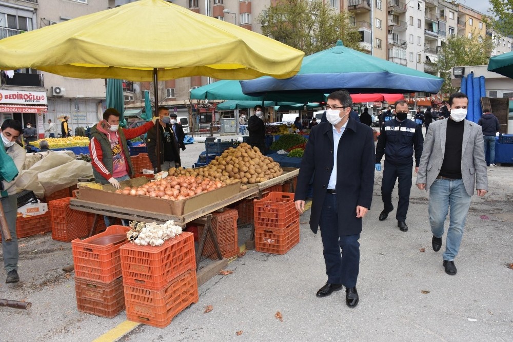 Başkan Çelik’ten pazar yeri incelemesi 