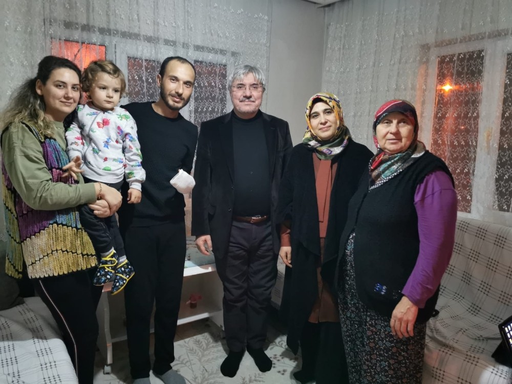Başkan Cengiz İdlib gazisini ziyaret etti 