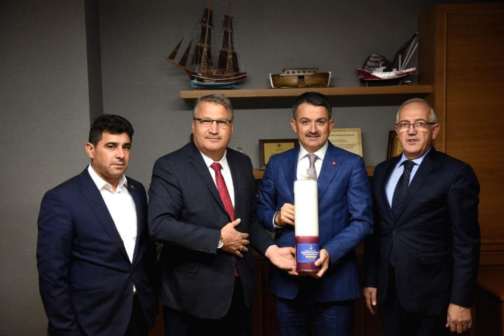 Başkan Çerçi başkentte Yuntdağı güreşlerine davet etti 
