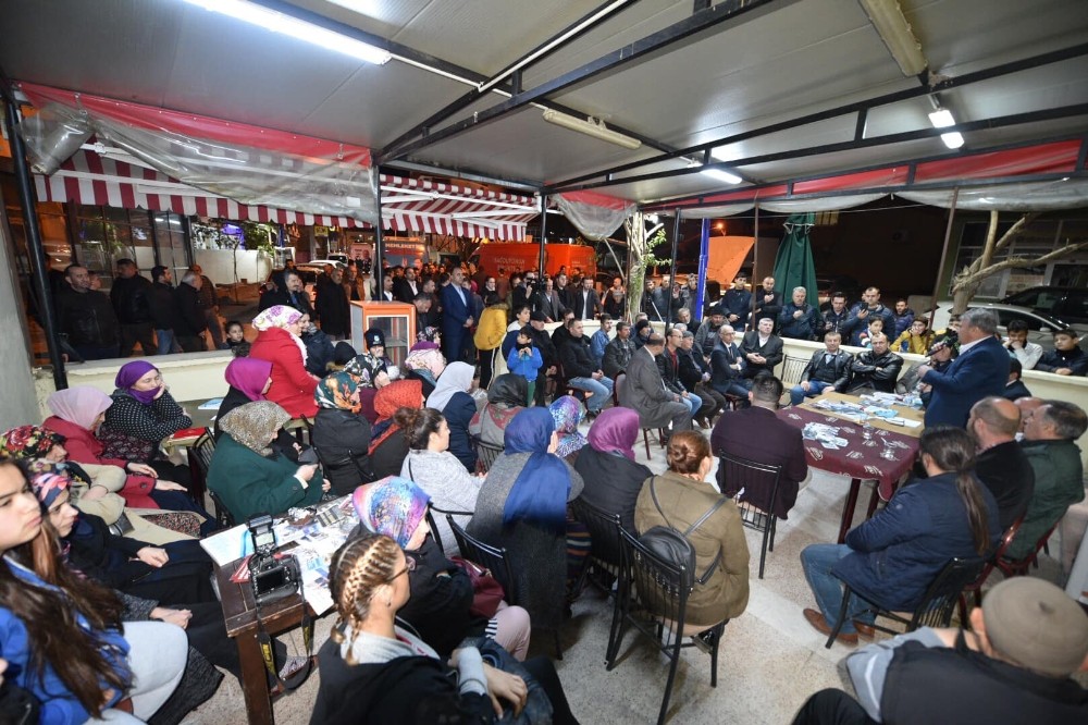 Başkan Çerçi Emlakdere ve Keçiliköy’de vatandaşlarla buluştu 