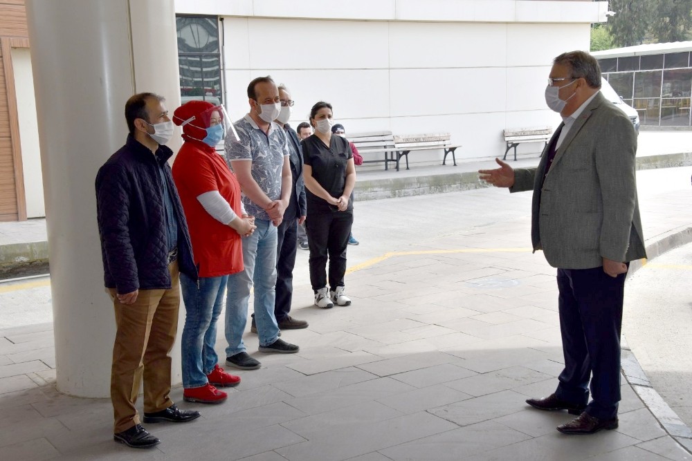 Başkan Çerçi sağlık kahramanlarını kutladı 