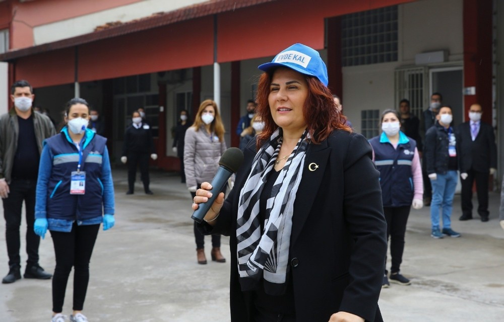 Başkan Çerçioğlu’ndan personeline moral ziyareti 