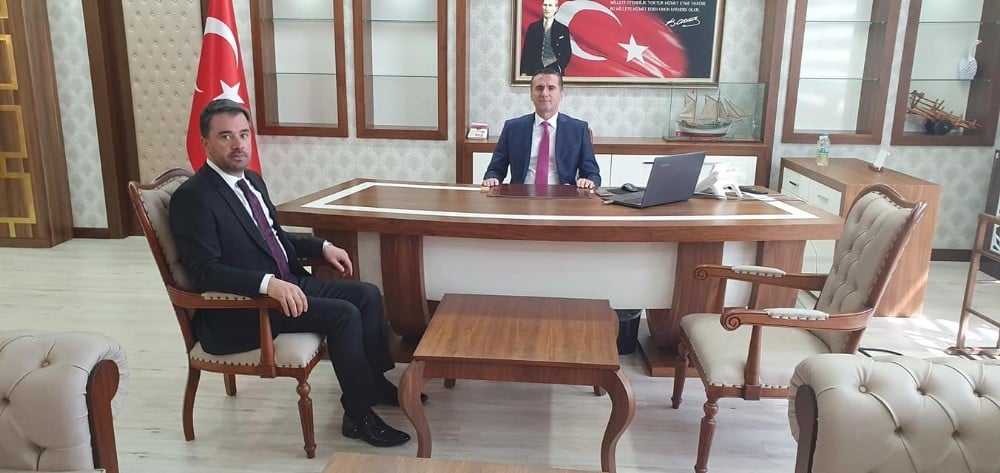 Başkan Çetin’den Kaymakam Yıldız’a hayırlı olsun ziyareti 