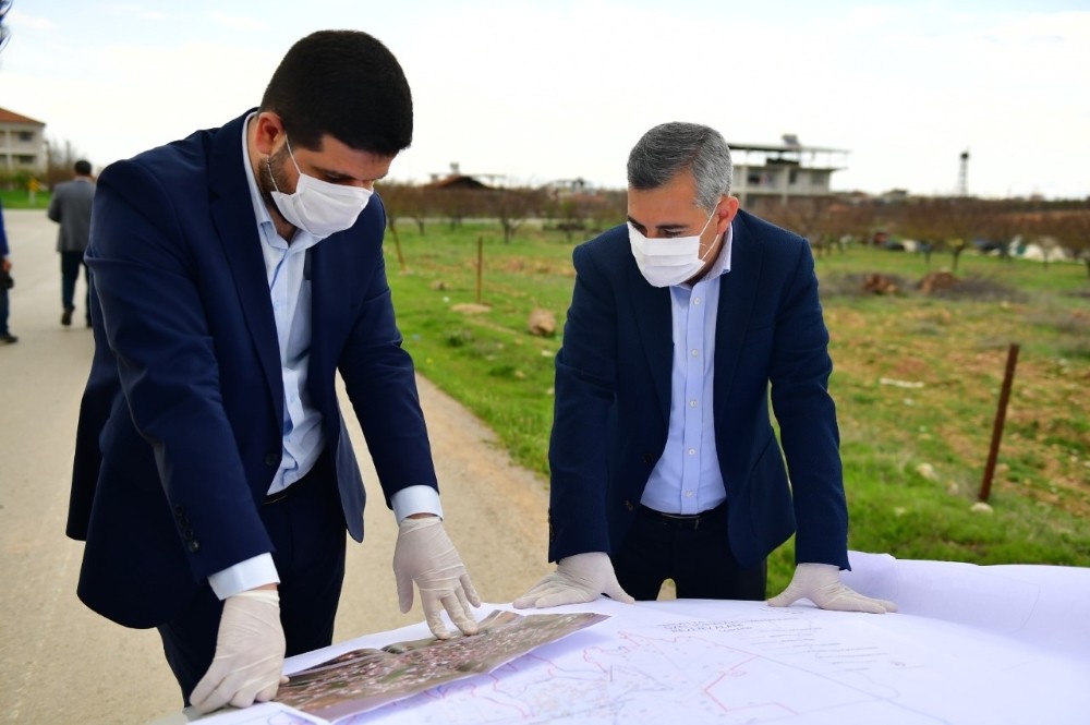 Başkan Çınar, çevre yolu güzergahında inceleme yaptı 