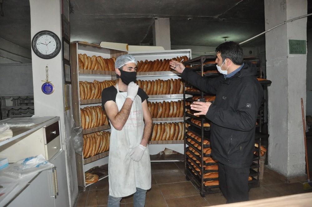 Başkan Çoğaç, fırınları denetledi 