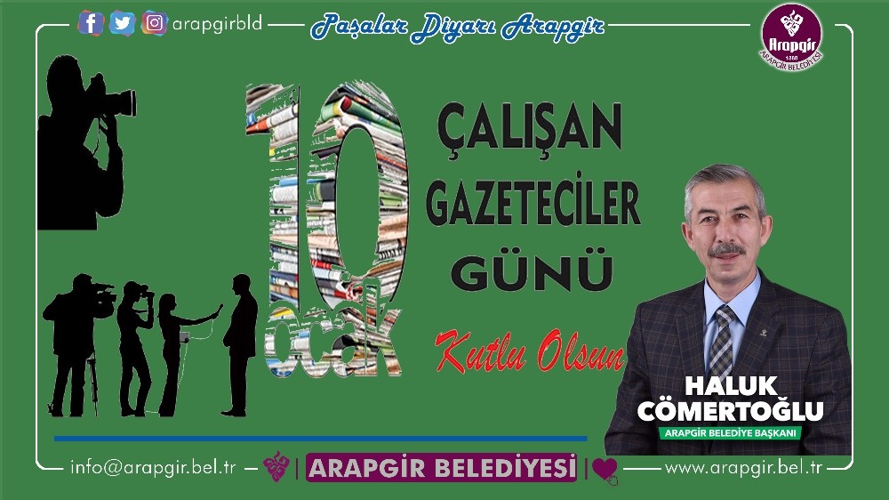Başkan Cömertoğlu’ndan 10 Ocak Çalışan Gazeteciler Günü mesajı 