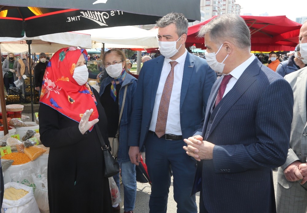 Başkan Deveci: “Pazar yerlerine gelenler mutlaka önlem almalı” 