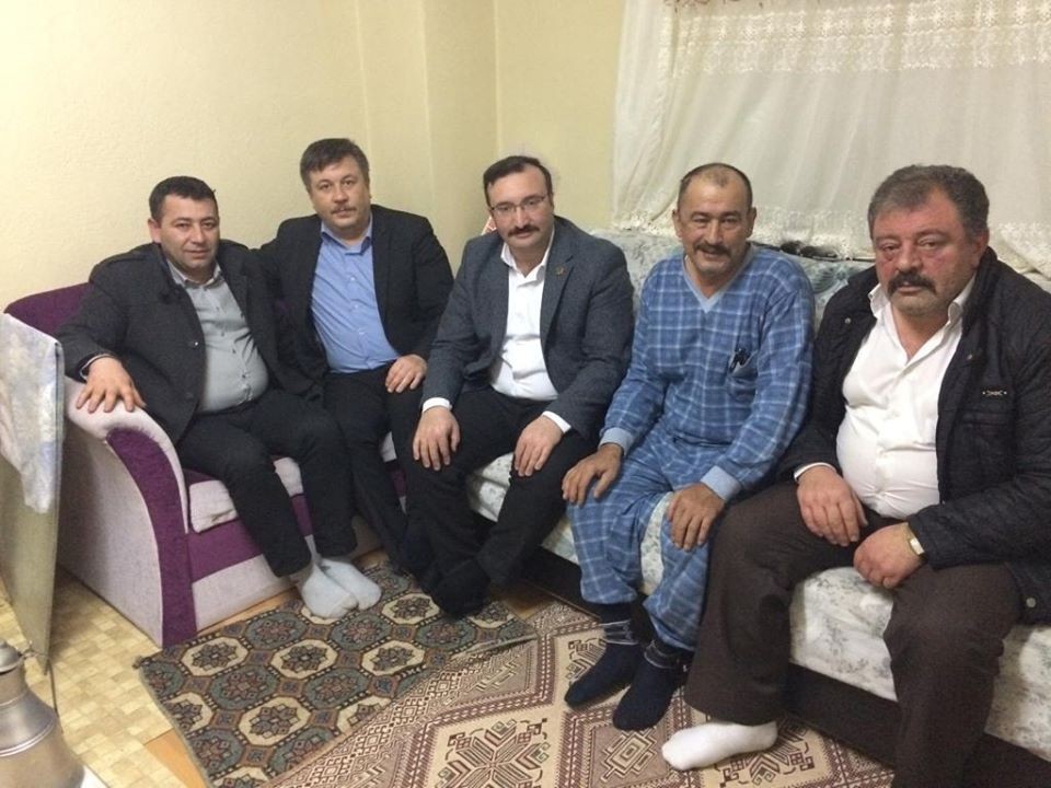 Başkan Doğan hastanede tedavi gören vatandaşları evlerinde ziyaret etti 