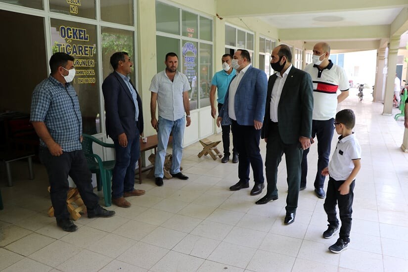 Başkan Ekinci’den buğday pazarına ziyaret 