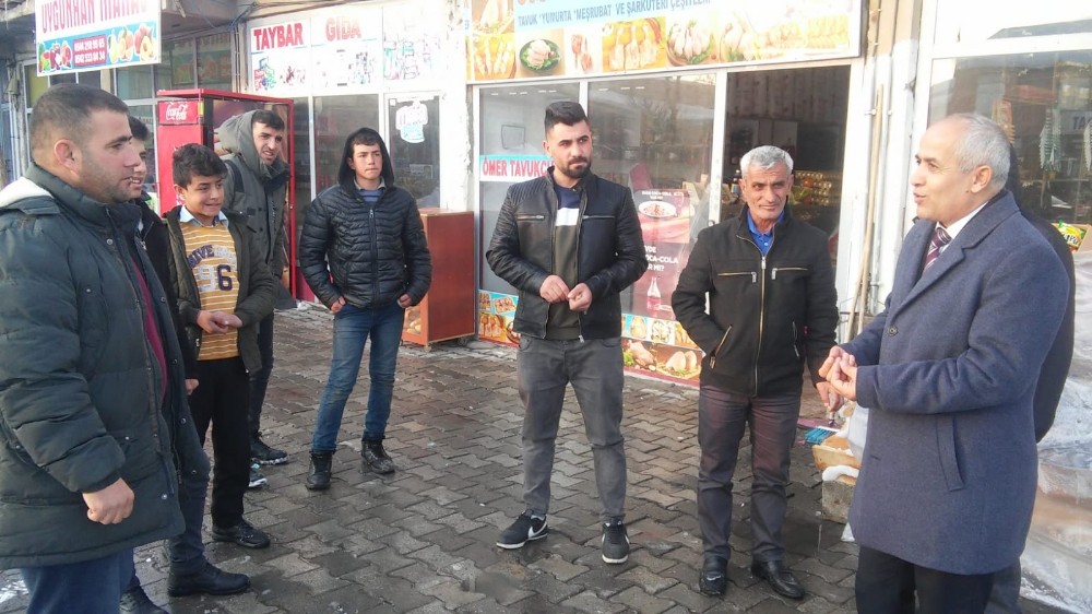 Başkan Ensari’den esnaf ziyareti 