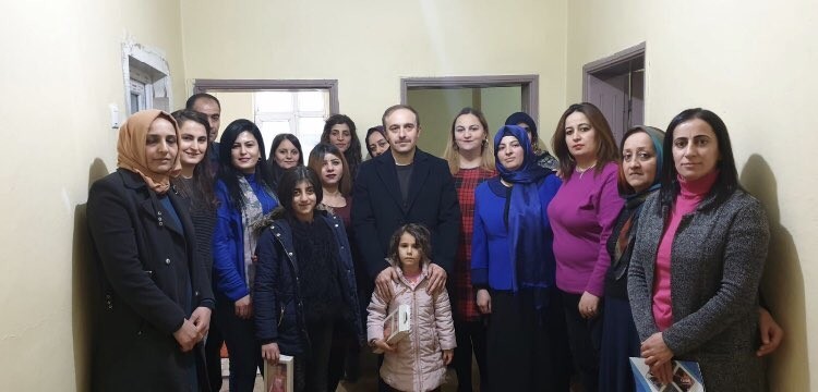 Başkan Epcim, kursiyerlerle bir araya geldi 