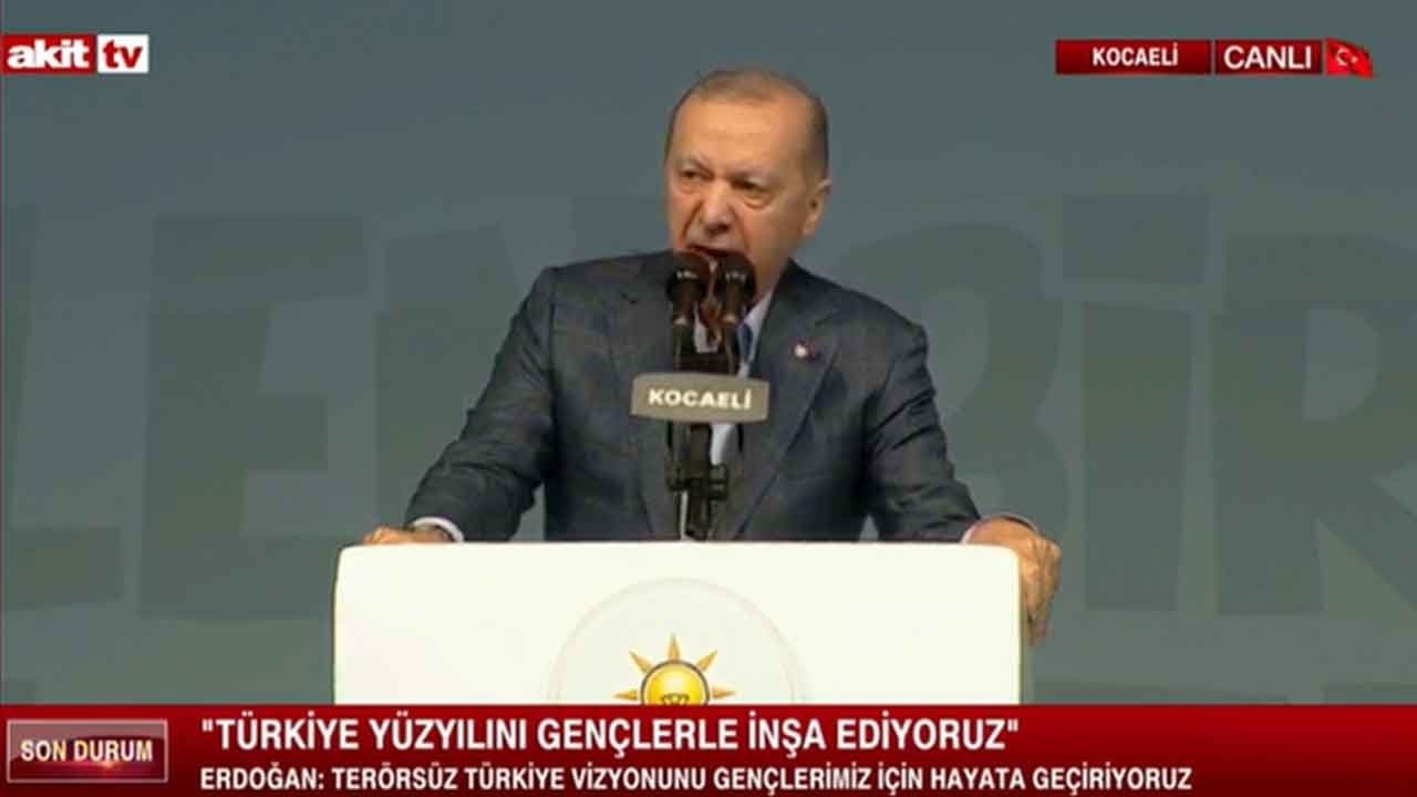 Başkan Erdoğan'dan Terörsüz Türkiye mesajı
