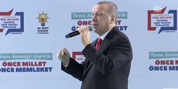 Başkan Erdoğan, AK Parti'nin Samsun adaylarını açıkladı