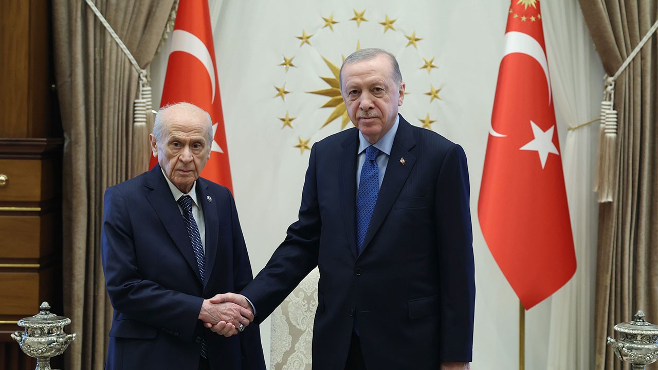 Başkan Erdoğan, Bahçeli'yi kabul etti