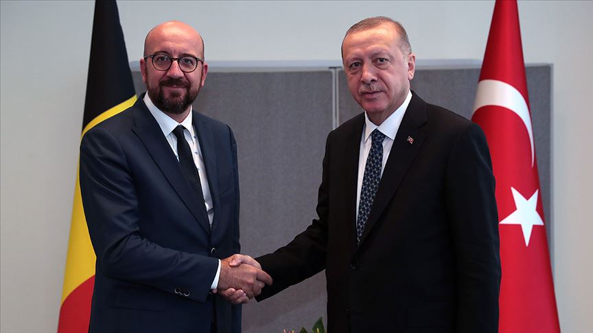 Başkan Erdoğan Belçika Başbakanı Michel'i kabul etti