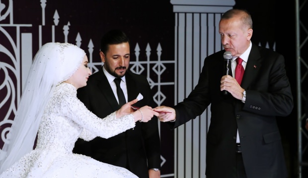 Başkan Erdoğan Bülent Tüfenkci'nin oğlunun nikah şahidi oldu