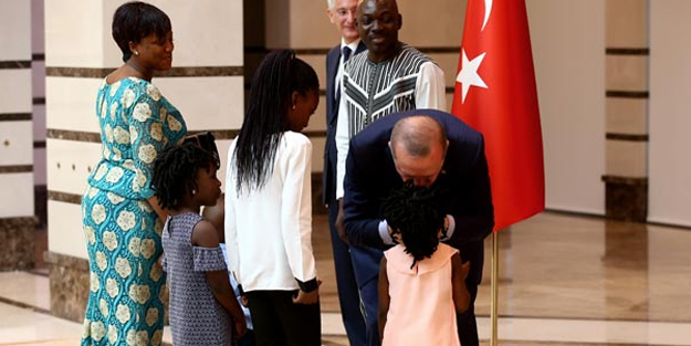 Başkan Erdoğan, Burkina Faso Büyükelçisini kabul etti