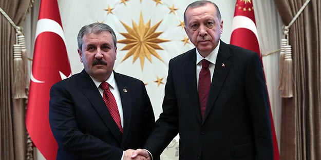 Başkan Erdoğan Destici ile görüştü