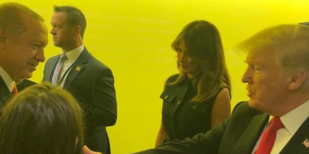 Başkan Erdoğan, Donald Trump ile görüştü