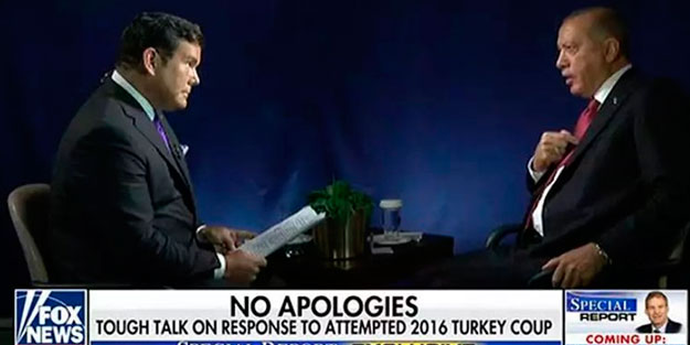 Başkan Erdoğan FOX News sunucusuna ayar verdi!