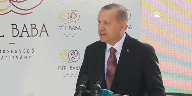 Başkan Erdoğan Gül Baba Türbesinin açılışını yaptı