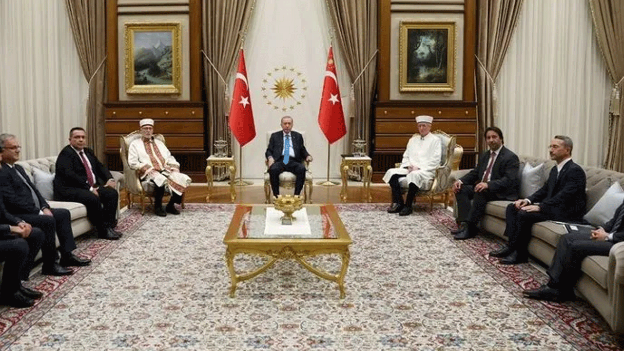 Başkan Erdoğan, İbrahim Şerif'i kabul etti