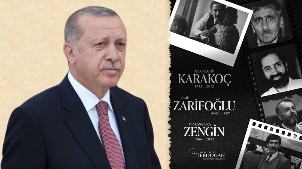 Başkan Erdoğan, Karakoç, Zarifoğlu ve Zengin'i andı